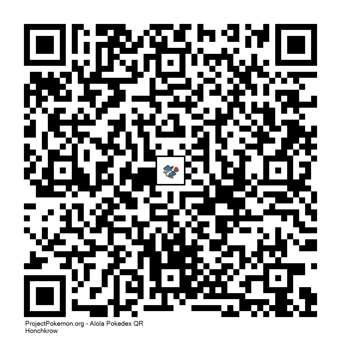 Cdigo QR de Honchkrow